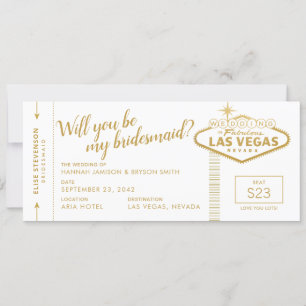 Carte Las Vegas Destination Wedding Bridesmaid Propositi