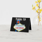 Carte Las Vegas épousant l'allocation des places (Fleur jaune)