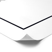 Carte Las Vegas - Las Vegas White Map Poster (Coin)