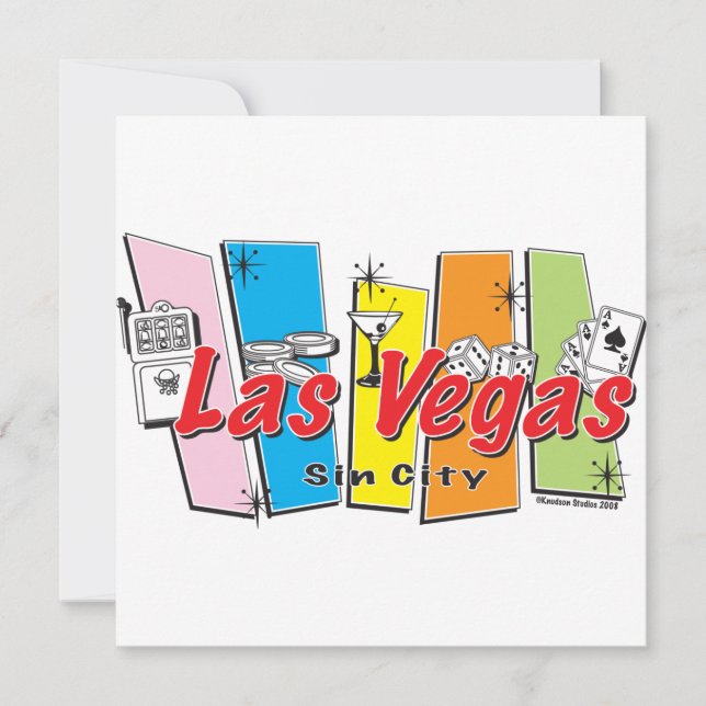 Carte Las Vegas-Sin-City (Devant)
