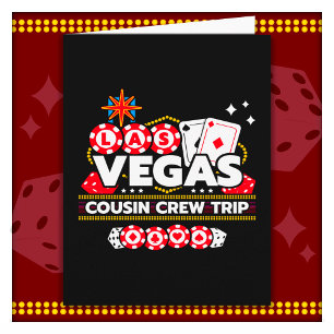 Carte Las Vegas Vacances Cousin Crew Las Vegas