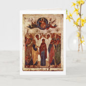 Carte L'Ascension Par Andrei Rublev (Fleur jaune)