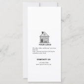 Carte Lash lounge Simple White Tarifs (Dos)