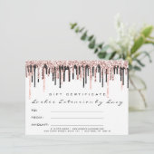 Carte Lashes Extension certificat maquillage cadeau simp (Debout devant)