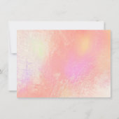 Carte Lashes Peach Rose Gold Maquillage certificat cadea (Dos)