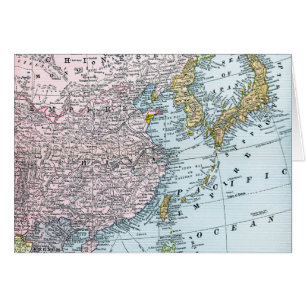 CARTE : L'ASIE DE L'EST, 1907