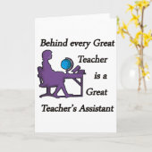 Carte L'assistant du professeur (Fleur jaune)