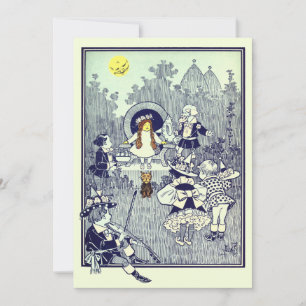 Carte L'Assistant Magique Vintage d'Oz, Dorothy rencontr