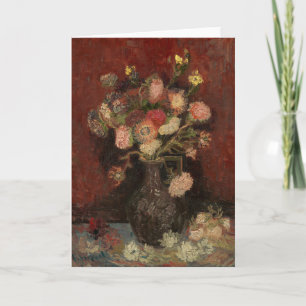 Carte L'aster chinois et le gladioli Vincent van Gogh