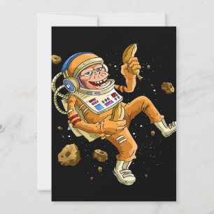 Carte L'astronaute Monkey Space Tri