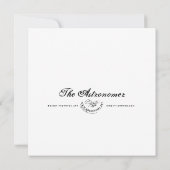 Carte L'astronome - Mini impression (Dos)
