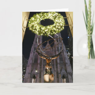 Carte L'Atlas et la Cathédrale Saint Patrick, Noël, New 