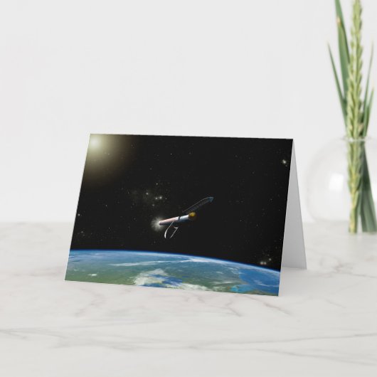 Carte L'Atlas V541 Lance Le Véhicule En Orbite. (Devant)