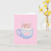 Carte Latte de lapin avec cannelle (Fleur jaune)