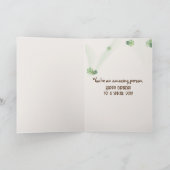 Carte Latte souriante pour anniversaire (Intérieur)
