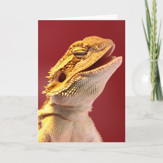 Carte Laughing Bearded Dragon (Devant)