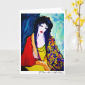 Carte Laura's Beret by T. Fowler-Bailey (Fleur jaune)