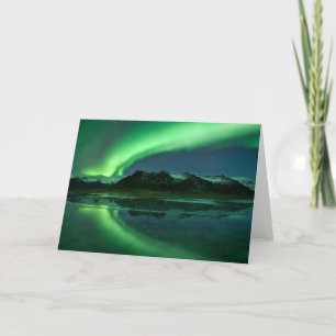 Carte L'aurore de l'Islande