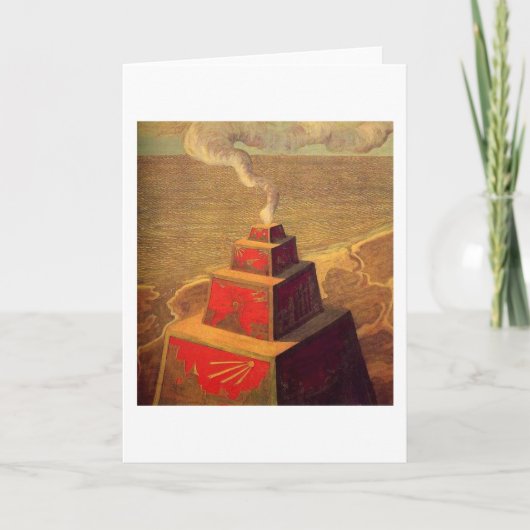 Carte L'autel par M.K. Ciurlionis, 1909 (Devant)