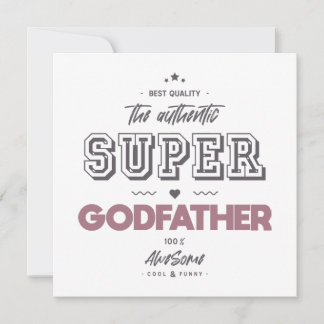 Carte L'authentique super-parrain