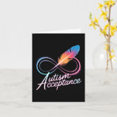 Carte L'autisme à la place (Fleur jaune)