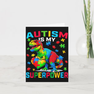 Carte L'autisme est un superpouvoir autisme sensibilisat