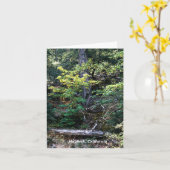 Carte L'automne est là....... (Fleur jaune)