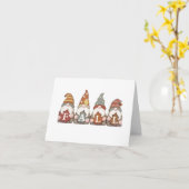 CARTE L'AUTOMNE EST LÀ ET "HALLOWEEN" EST TROP (Fleur jaune)