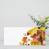 Carte L'automne laisse une image de puzzle (Debout devant)