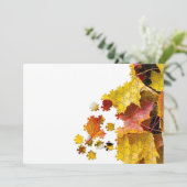 Carte L'automne laisse une image de puzzle (Debout devant)