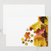 Carte L'automne laisse une image de puzzle (Devant / Derrière)