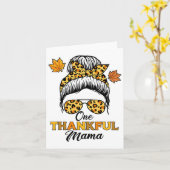 Carte L'automne Thanksgiving (Fleur jaune)
