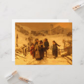 Carte L'avalanche (par Gerolamo Induno) (Devant/Arrière en situation)