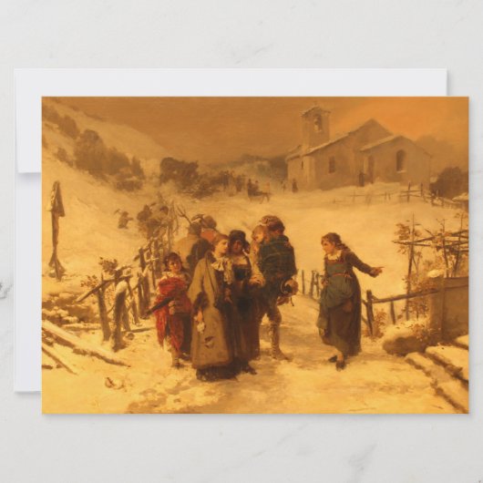 Carte L'avalanche (par Gerolamo Induno) (Devant)