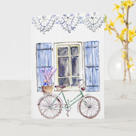 Carte Lavande (Fleur jaune)