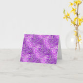 Carte Lavande Twirls....... (Fleur jaune)