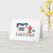 Carte Lave-linge (Fleur jaune)