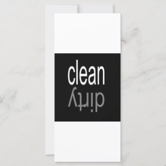 Carte Lave-vaisselle propre/sale