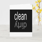 Carte Lave-vaisselle propre/sale (Fleur jaune)