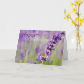 Carte Lavendar (Fleur jaune)