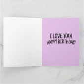 CARTE LAVENDER BANNITHDAY GREETING CARDS (Intérieur)