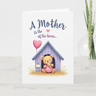 Carte Lavender Bear Hugs Card