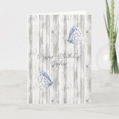 Carte Lavender Butterfly Dreams Birthday (Devant)