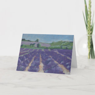 Carte Lavender Fields en Provence - France