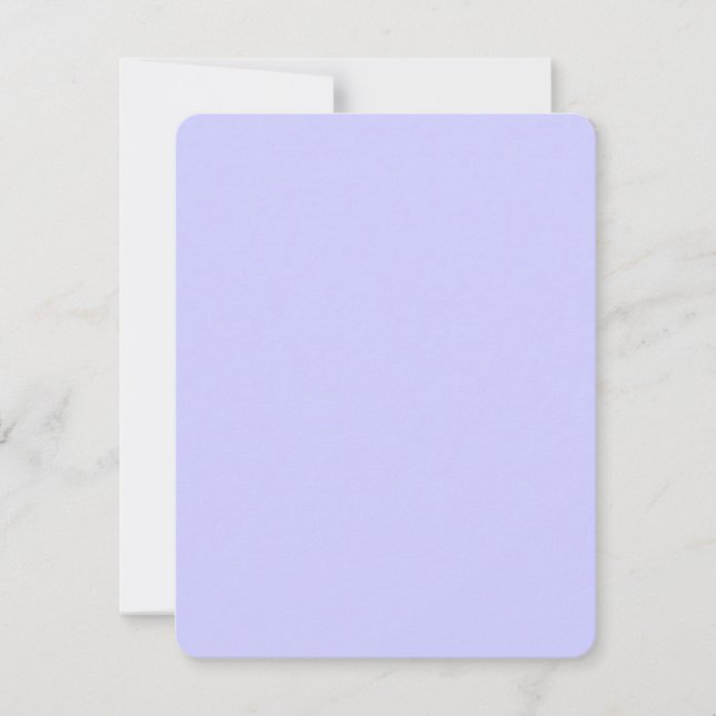 Carte Lavender Mauve couleur prêt à customiser (Devant)
