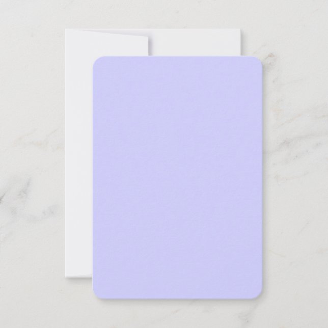 Carte Lavender Mauve couleur prêt à customiser (Devant)