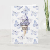 Carte Lavender Purple Ice Cream Cones Anniversaire (Devant)