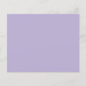 Carte Lavender RSVP Budget Simple Script Purple (Dos)