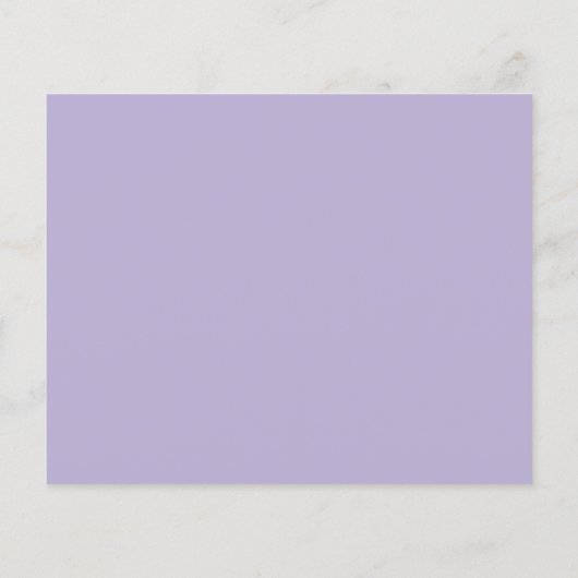 Carte Lavender RSVP Budget Simple Script Purple (Dos)