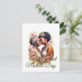 Carte L'avènement d'une mère - Un lien intemporel en fle (Debout devant)